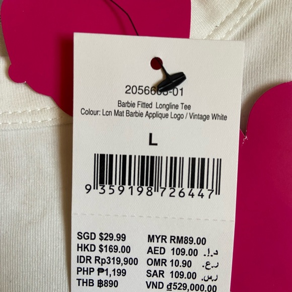 Barbie x Cotton On Longline fitted Crop top - Picture 8 of 8